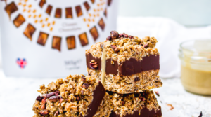 great british porridge co tahini fudge bars