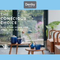 DENBY POTTERY - TABLEWARE / COOKWARE / SERVEWARE - The Conscious Choice - For Over 200 Years