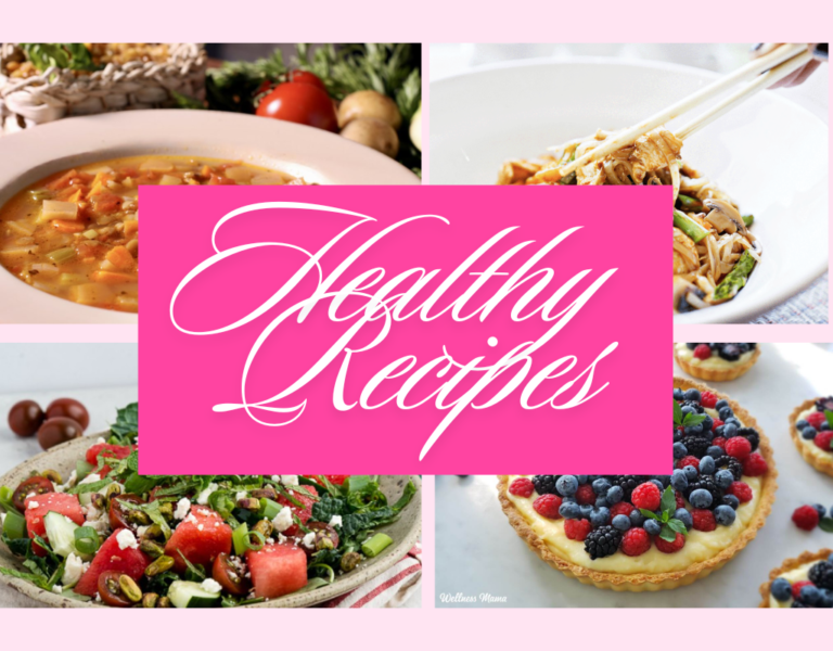 Healthy recipes for soup salad chicken and dessert