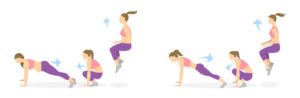 Burpees exercise